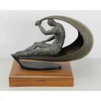 Otello Guarducci, Man in the Moon, 1999, Bronze Sculpture