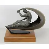 Otello Guarducci, Man in the Moon, 1999, Bronze Sculpture