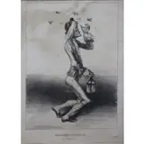 Honoré Daumier, Madrier-Longeau en Docrisse, Lithograph