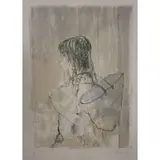 Jean Jansem, Adelita au Panier, Lithograph