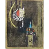 Johnny Friedlaender, Abstract, Aquatint Etching