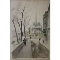 Ferdinand Guignier, Untitled, Watercolor