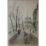 Ferdinand Guignier, Untitled, Watercolor