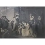 Angelica Kauffman, Lady Elizabeth Grey Imploring of Edward IV The Restitution of Her Deceased Husband's Lands, Mezzotint