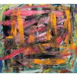 Hyo Soo Kim, Abstract Composition, Mixed Media on Canvas