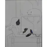 Will Barnet, Fifth Season III, Serigraph on Foil