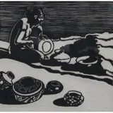Paul Jil Soublet, Beauty From the Earth, Woodcut