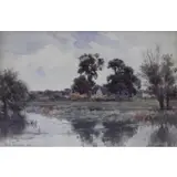 Frank Thompson, Landscape, Watercolor