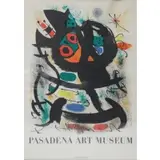 Pasadena Art Museum by Joan Miró, Lithograph, sold Jun 2018