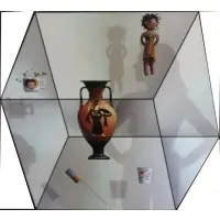 Martin Boyle, Ms. Liberty, 1986, Oil on Shaped Canvas