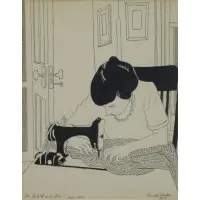 Kenneth Stubbs, For Judith and Ira - Feb. 1957, Ink on Paper