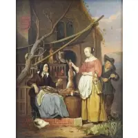 Abraham van Strij, The Game Seller, Oil on Panel