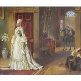 William Maw Egley, Marriage de Convenance, Oil on Canvas