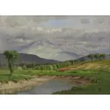 George E Candee, Mt Chocorua, Oil on Canvas