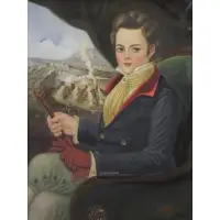Horatio Rocha, Portrait of a Young General, Oil on Canvas