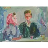 Jakub Zucker, Jacques Zucker, Oil on Panel
