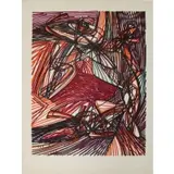 William Stanley Hayter, Children of Niobe, 1954, Color Lithograph