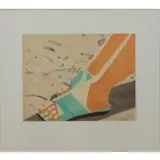 Alex Katz, "Beach Sandals"1987, Aquatint & Spitbite in Colors