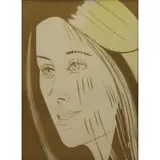Alex Katz, Caroline, 1977, Color Lithograph