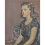 Paul Swan, Portrait of a Young Woman, 1945