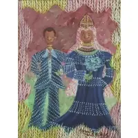Camy Rocher, Voodoo Wedding, Oil on Canvas