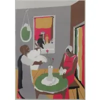Aspiration by Jacob Lawrence, Lithograph in Colors "Aspiration" Pencil signed and numbered 180/200 lower right, sold Mar 2018