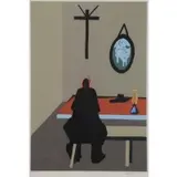Jacob Lawrence, The Legend of John Brown #4, 1977, Screenprint in Colors "The Legend of John Brown #4" 1977