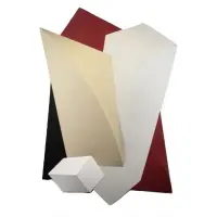 Charles Hinman, Delphi II, Acrylic on Shaped Canvas Relief, 1985