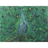 Hunt Slonem, Peacock, 2015