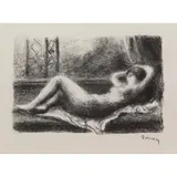 Odalisque by Pierre-Auguste Renoir, Lithograph "Odalisque", sold Feb 2018