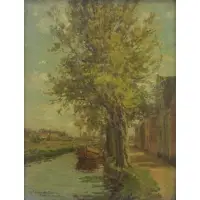 Robert W Grafton, Untitled, Oil on Canvasboard