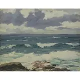 Gustave Cimiotti, The Gray Blue Sea Bermuda