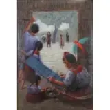 Conrad Buff, Magic Maize, Oil on Board