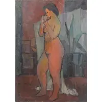 August Mosca, Untitled, Oil on Canvas