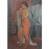 August Mosca, Untitled, Oil on Canvas