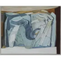 Wilhelmina Barns-Graham, Small Vortex, 1951, Oil on Panel