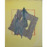 Richard Smith, Untitled 1983, Watercolor with Intaglio