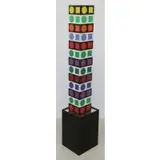 Victor Vasareley, NBC 35, Wood with Plastic Collage
