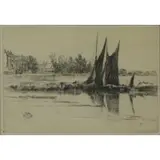 Hurlingham by James Abbott McNeill Whistler, Etching, sold Feb 2018