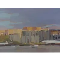 Mick Shimonek, Crosses, Oil on Canvas