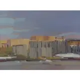 Mick Shimonek, Crosses, Oil on Canvas