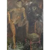 Larry Rivers, Portrait of Richard Astor with Birdie