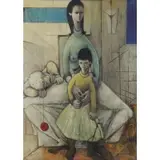 Helen Burnouf Proteau, Serenite, 1953, Oil on Canvas