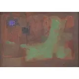 Remo Farruggio, Animal, Oil on Board