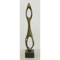 Kieff Grediago, Crie de Vie, 1971, Bronze Abstract Sculpture