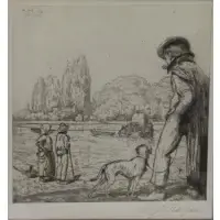 A Karlsruhe, Untitled, H. Etching