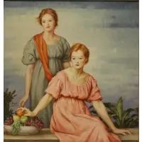 Louis David Vaillant, Untitled, Oil On Canvas