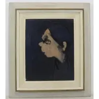 Moshe Mokady, Israeli gallery label Verso, Oil on Canvas