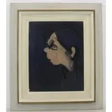 Moshe Mokady, Israeli gallery label Verso, Oil on Canvas