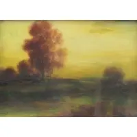 Mikschell, Landscape, Oil on Canvas